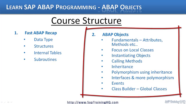 Learn SAP ABAP Objects - Online Training Course – Screenshot 2
