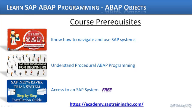 Learn SAP ABAP Objects - Online Training Course – Screenshot 4