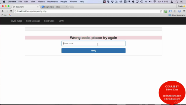 Using a Third Party API to Send SMS with PHP (SMS) – Screenshot 4