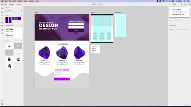 Curso Completo de Design de Interface | 20 projetos +4 Bônus – Screenshot 4