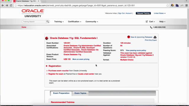 The Complete Oracle SQL Certification Course – Screenshot 1