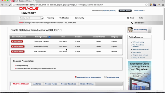 The Complete Oracle SQL Certification Course – Screenshot 3