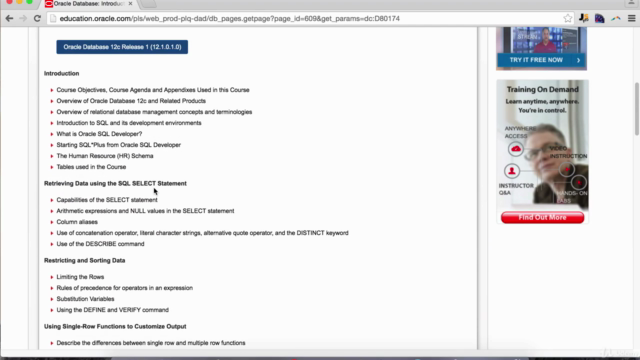 The Complete Oracle SQL Certification Course – Screenshot 4