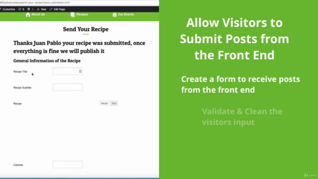 Advanced WordPress Gutenberg Blocks, Post Types & Taxonomies – Screenshot 3