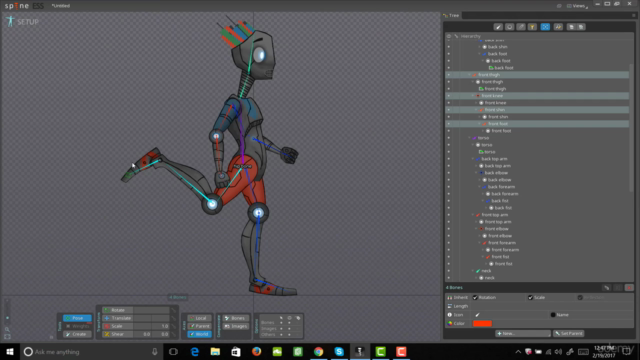 The Complete Spine Game Rigging & Animation Course – Screenshot 1