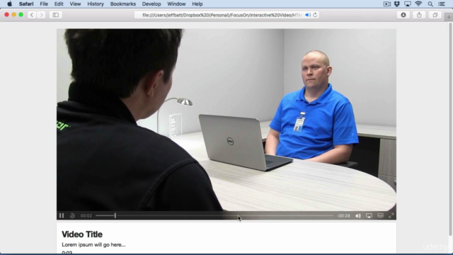 Creating Interactive HTML5 Video – Screenshot 3