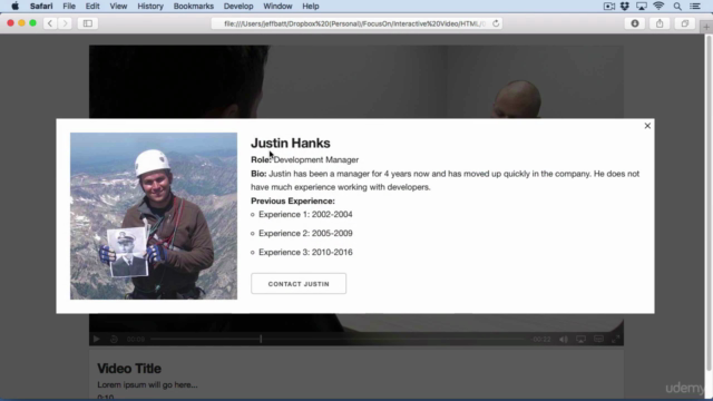 Creating Interactive HTML5 Video – Screenshot 4