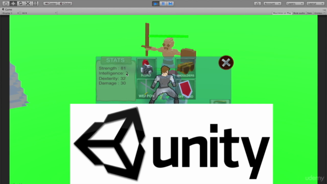 Unity 2017 - RPG Character Stats and Item Attributes System – Screenshot 3