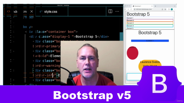 Bootstrap 5 Create Responsive mobile first websites - Screenshot_01