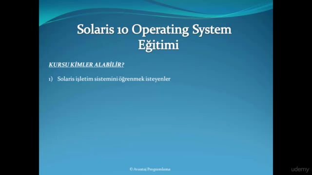 UNIX İşletim Sistemi Eğitimi – Screenshot 2
