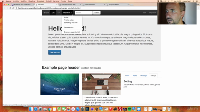 Come usare Bootstrap per sviluppare un sito web – Screenshot 2