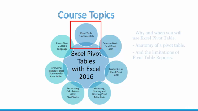 Excel Pivot Tables with Excel 2016: From Basic to PowerPivot – Screenshot 2