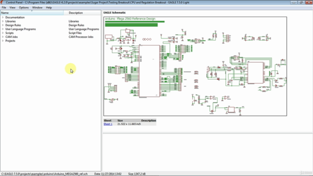 design PCB using Eagle Cadsoft step by step(Older Version) – Screenshot 1