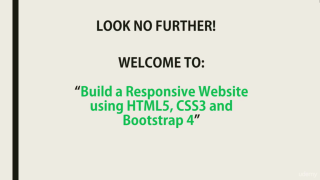 Build a Responsive Website with HTML5, CSS3 and Bootstrap 4 – Screenshot 2