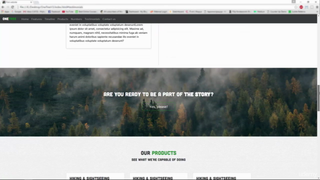 Build a Responsive Website with HTML5, CSS3 and Bootstrap 4 – Screenshot 3