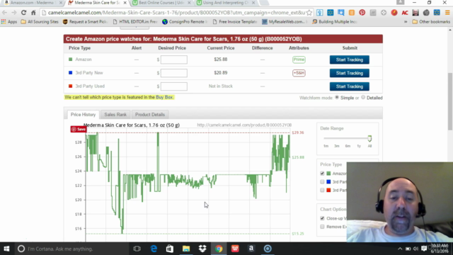 Using & Interpreting CamelCamelCamel & Keepa Charts For FBA – Screenshot 1