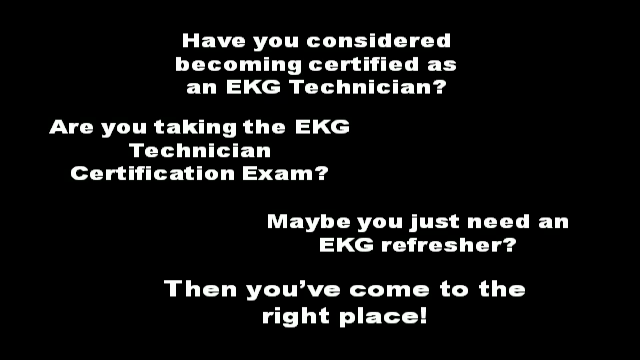 EKG Technician Certification Exam Review – Screenshot 1