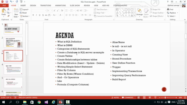 Learn SQL Query using MS Sql Server [Arabic] – Screenshot 4
