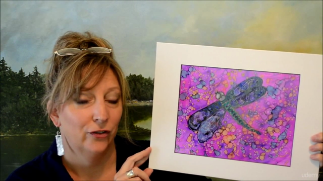 Creative Alcohol Ink Dragonfly Painting Steps Dots and Fun! - Screenshot_02