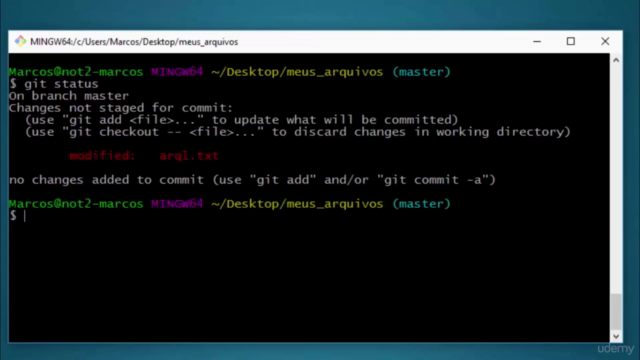 Controlando versões com Git e GitHub – Screenshot 3