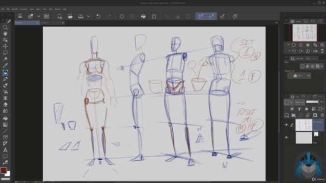 Complete Beginner's Guide to Anatomy and Figure Drawing pt1 - Screenshot_02