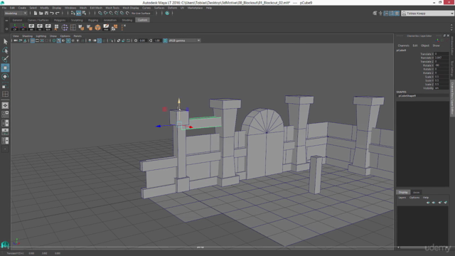 Model and Texture a Stylized Dungeon for Games – Screenshot 4