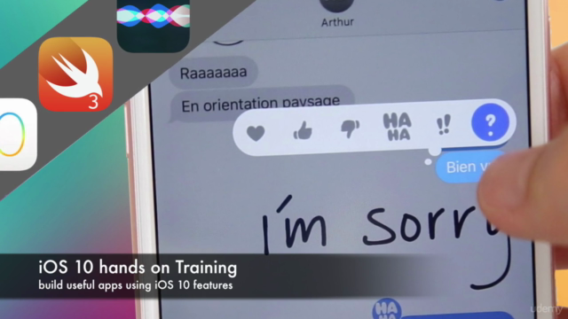 iOS 10 Swift 3 hands on features - Siri Kit , Messages , ... – Screenshot 1