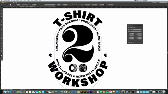 T-Shirt Design Workshop 02: Mixed Media Design - Screenshot_01