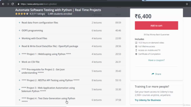 End to End Automation using Python | Web Application & API – Screenshot 2