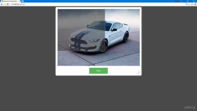 Advance Drag and Drop Uploading System with Cropping Feature – Screenshot 1