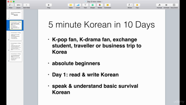 5 Minute Korean in 10 Days – Screenshot 1