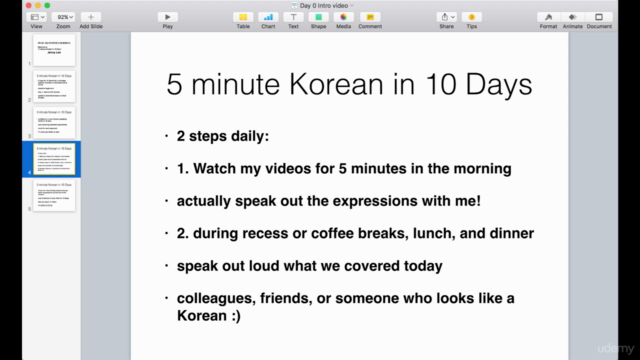 5 Minute Korean in 10 Days – Screenshot 4