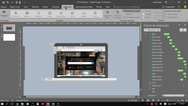 Animação no PowerPoint: Slides Animados e Efeitos Incríveis – Screenshot 4