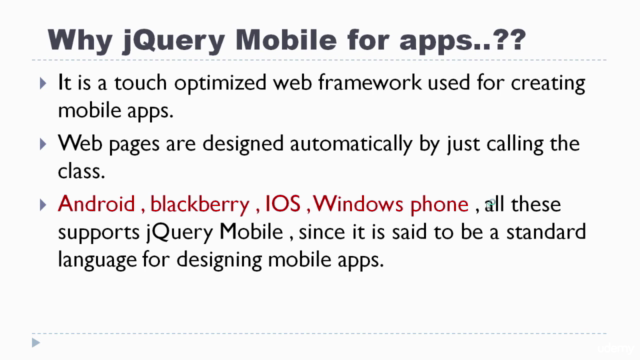 jQuery Mobile Masterclass: Build Real apps using jQuery. – Screenshot 3