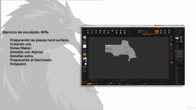 Esculpido Orgánico Digital con ZBrush – Screenshot 4