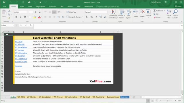 Ultimate Excel Waterfall Chart Course – Screenshot 3