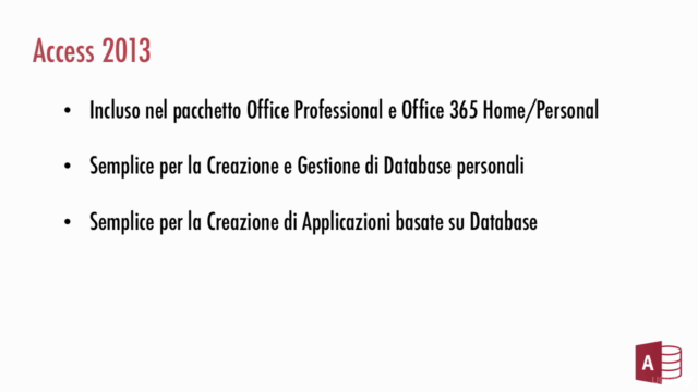 Microsoft Access: Corso Base – Screenshot 1