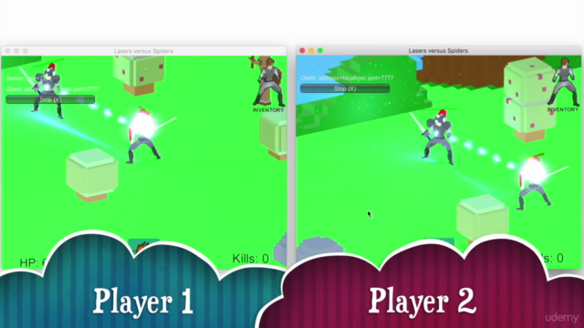 Unity 5 pro multiplayer combat using melee & ranged weapons – Screenshot 1