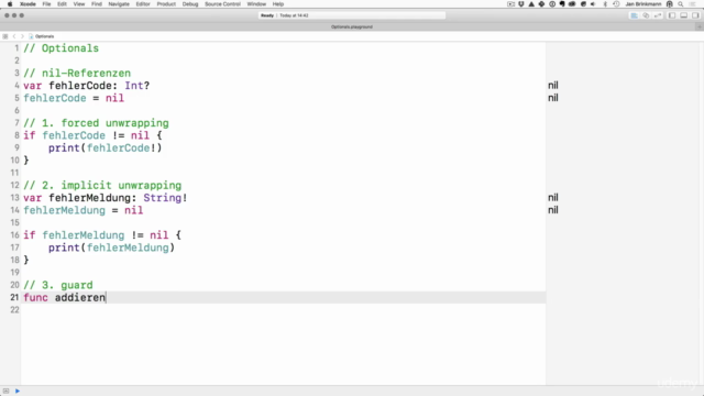 iOS 10 Apps mit Swift 3, der umfassende Kurs – Screenshot 2