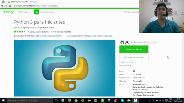 Python 3 para Iniciantes – Screenshot 1