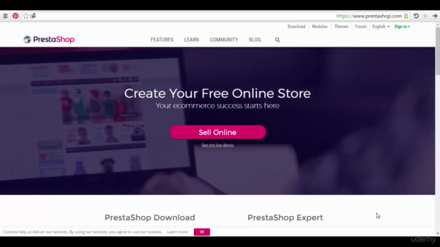 تعلم بناء وتطوير متجر إلكتروني إحترافي بإستخدام بريستا شوب – Screenshot 1