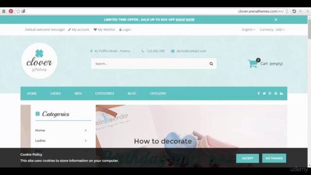 تعلم بناء وتطوير متجر إلكتروني إحترافي بإستخدام بريستا شوب – Screenshot 4