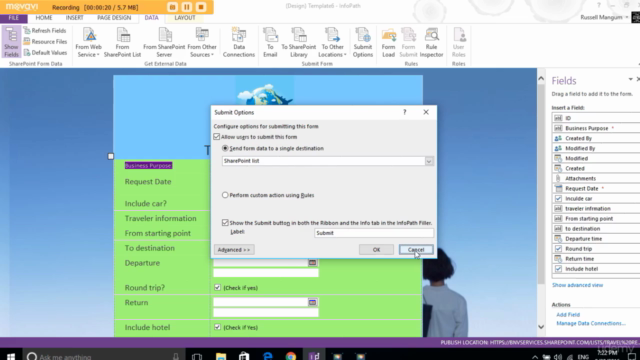 InfoPath: Basic SharePoint List Form Development – Screenshot 3