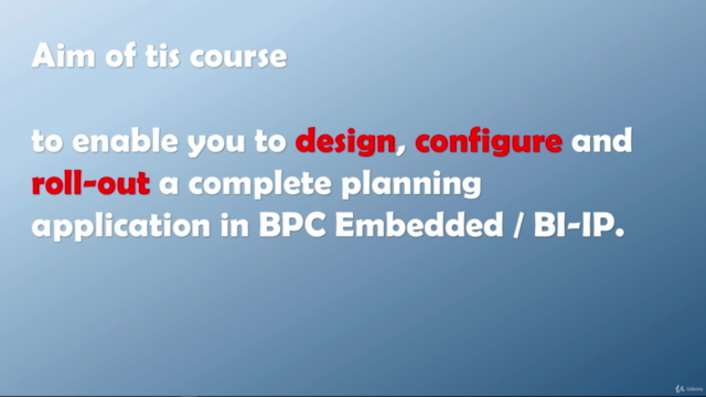 SAP BPC Embedded Fundamentals for Planning Applications – Screenshot 1