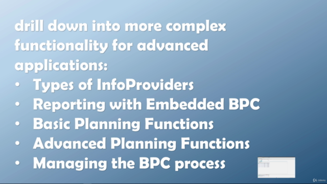 SAP BPC Embedded Fundamentals for Planning Applications – Screenshot 3