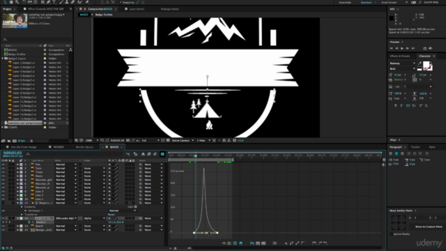 Animate Hipster Logos & Badges in After Effects – Screenshot 2