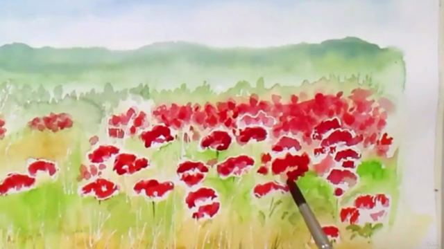 Paint these vivid FRENCH POPPIES in a loose & RELAXED style. – Screenshot 3