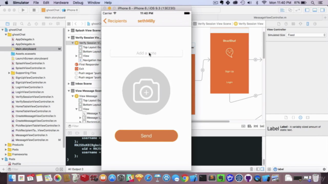 Learn How to Design and Code an iOS app like Snapchat – Screenshot 2