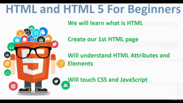 HTML and HTML5 For Beginners 2016 – Screenshot 2