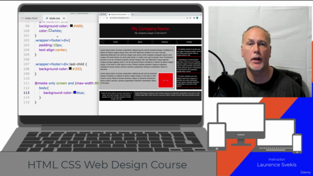 Web Design Responsive Website Template from Scratch HTML CSS - Screenshot_03